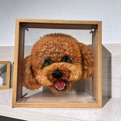 3D Pet Portrait(Hand-Painted)