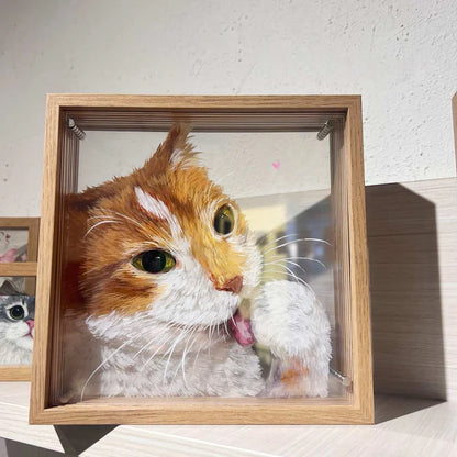 3D Pet Portrait(Hand-Painted)