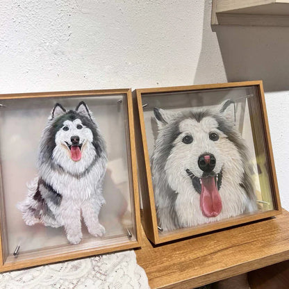 3D Pet Portrait(Hand-Painted)