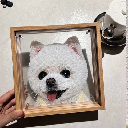 3D Pet Portrait(Hand-Painted)