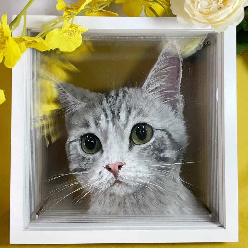 3D Pet Portrait(Hand-Painted)
