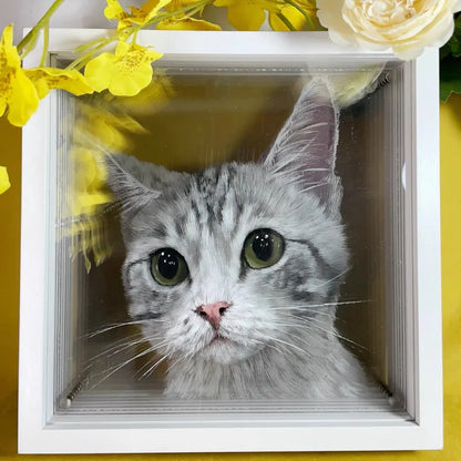 3D Pet Portrait(Hand-Painted)
