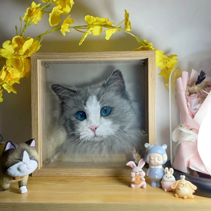 3D Pet Portrait(Hand-Painted)