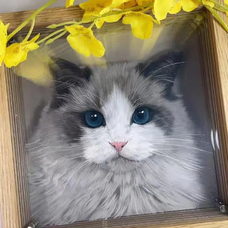 3D Pet Portrait(Hand-Painted)